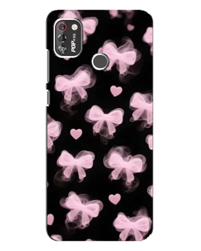 Чехол для TECNO POP 4 Pro с картинкой «Геометрия банта»