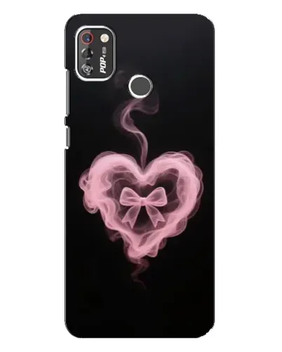 Чехол для TECNO POP 4 Pro с картинкой «Дымчатое сердце»