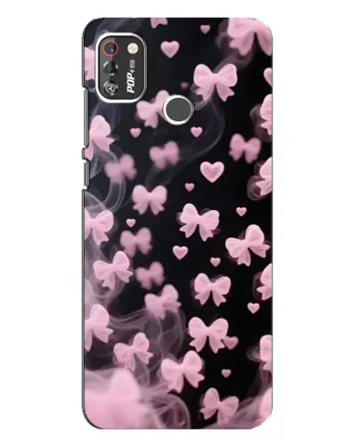 Чехол для TECNO POP 4 Pro с картинкой «Неоновое кружево»