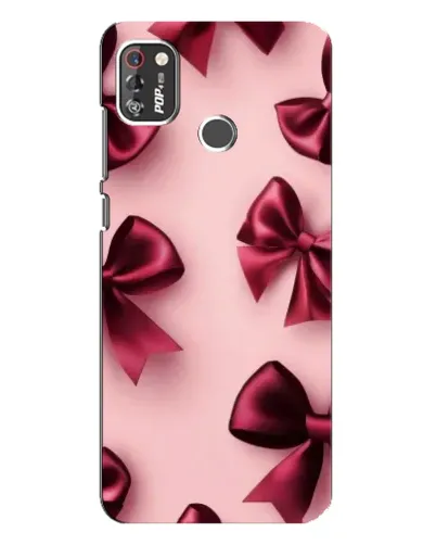 Чехол для TECNO POP 4 Pro с картинкой «Бордовый атлас»
