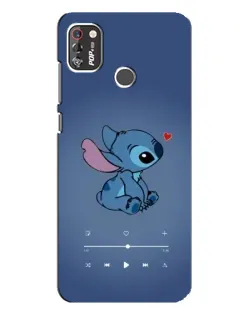 Чохол для TECNO POP 4 Pro з картинкою «Музичний Stitch»