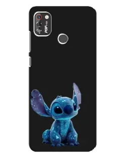 Чохол для TECNO POP 4 Pro з картинкою «Стіч на чорному»