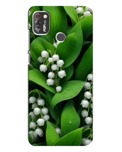 Чехол для TECNO POP 4 Pro с картинкой «Ландыши в зелени»