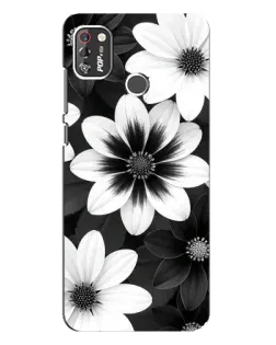 Чохол для TECNO POP 4 Pro з картинкою «Монохромні айстри» Чохол для TECNO POP 4 Pro з картинкою «Монохромні айстри»