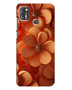 Чохол для TECNO POP 4 Pro з картинкою «Помаранчева макро квітка» Чохол для TECNO POP 4 Pro з картинкою «Помаранчева макро квітка»