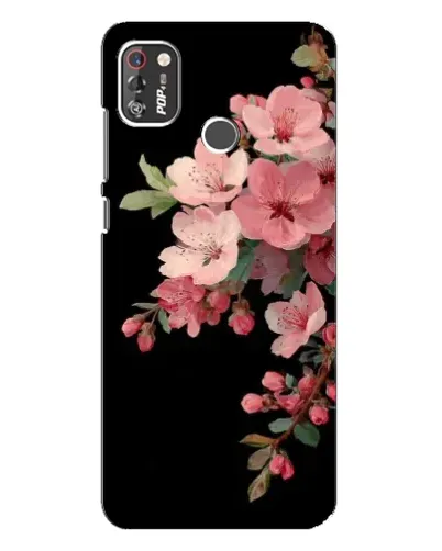 Чехол для TECNO POP 4 Pro с картинкой «Розовая ветка сакуры»