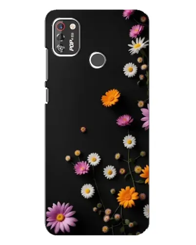 Чехол для TECNO POP 4 Pro с картинкой «Цветочная композиция»