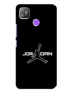 Чехол для TECNO POP 4 с картинкой «Nike Pink Swirl»