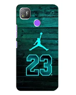 Чохол для TECNO POP 4 з картинкою «Jordan Cyan 23» Чохол для TECNO POP 4 з картинкою «Jordan Cyan 23»