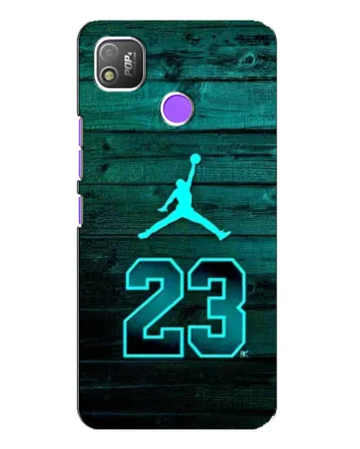 Чехол для TECNO POP 4 с картинкой «Jordan Cyan 23» Чехол для TECNO POP 4 с картинкой «Jordan Cyan 23»