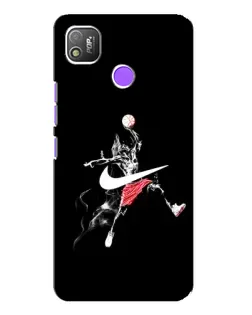 Чохол для TECNO POP 4 з картинкою «Jordan Jumpman» Чохол для TECNO POP 4 з картинкою «Jordan Jumpman»