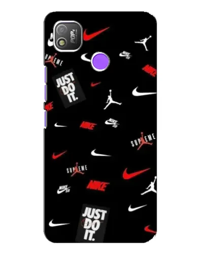 Чехол для TECNO POP 4 с картинкой «Nike Mix Pattern» Чехол для TECNO POP 4 с картинкой «Nike Mix Pattern»