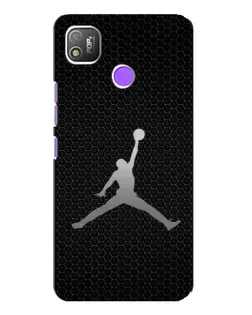 Чохол для TECNO POP 4 з картинкою «Jordan Dark Carbon» Чохол для TECNO POP 4 з картинкою «Jordan Dark Carbon»
