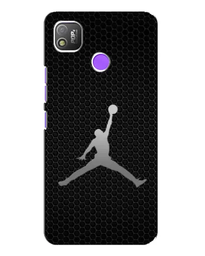 Чехол для TECNO POP 4 с картинкой «Jordan Dark Carbon» Чехол для TECNO POP 4 с картинкой «Jordan Dark Carbon»