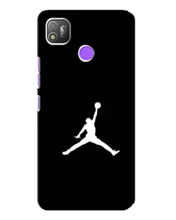 Чохол для TECNO POP 4 з картинкою «Jordan Silhouette» Чохол для TECNO POP 4 з картинкою «Jordan Silhouette»