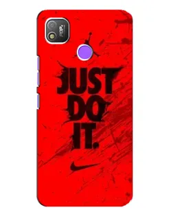 Чохол для TECNO POP 4 з картинкою «Nike Just Do It» Чохол для TECNO POP 4 з картинкою «Nike Just Do It»