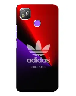 Чехол для TECNO POP 4 с картинкой «Adidas Red Neon»