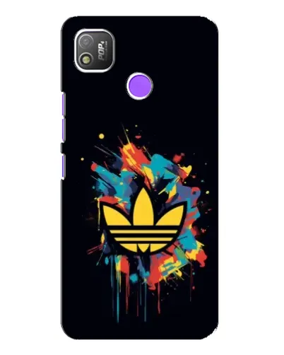 Чехол для TECNO POP 4 с картинкой «Adidas Splash»