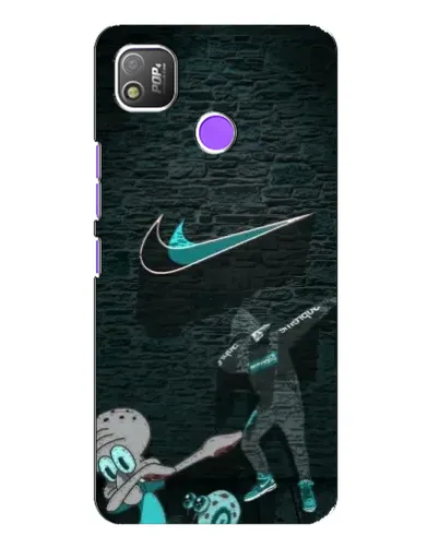 Чехол для TECNO POP 4 с картинкой «Спортивный арт Nike»