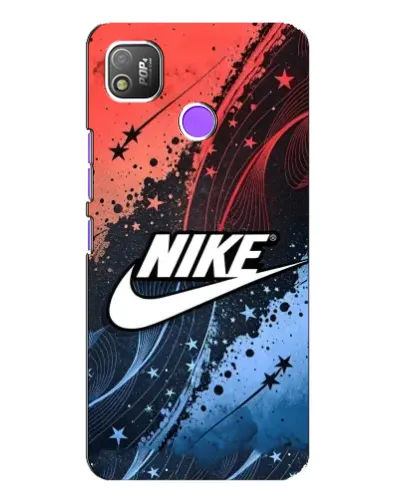 Чехол для TECNO POP 4 с картинкой «Градиентный принт Найк»