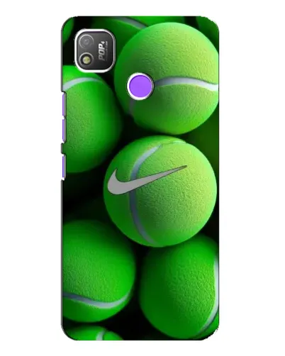 Чехол для TECNO POP 4 с картинкой «Теннисные мячи Найк»