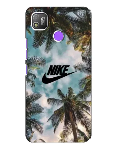 Чехол для TECNO POP 4 с картинкой «Тропический принт Nike» Чехол для TECNO POP 4 с картинкой «Тропический принт Nike»