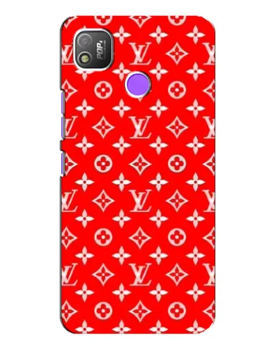 Чехол для TECNO POP 4 с картинкой «Яркий паттерн LV»