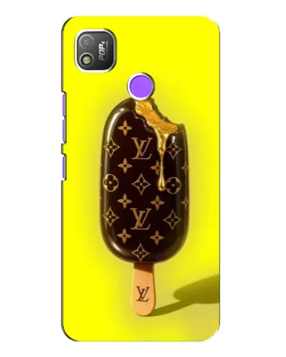 Чехол для TECNO POP 4 с картинкой «Мороженое от LV»