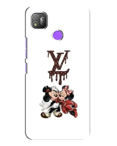 Чехол для TECNO POP 4 с картинкой «LV и Микки Маус»