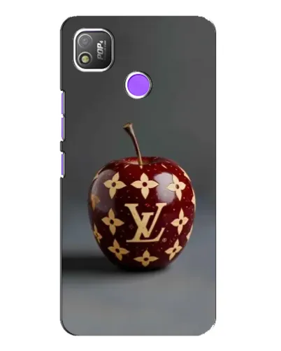 Чехол для TECNO POP 4 с картинкой «Красное яблоко LV»