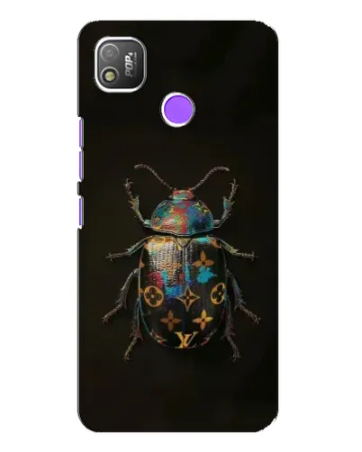Чехол для TECNO POP 4 с картинкой «LV — мраморный принт»