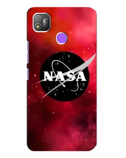Чехол для TECNO POP 4 с картинкой «NASA — красная туманность»