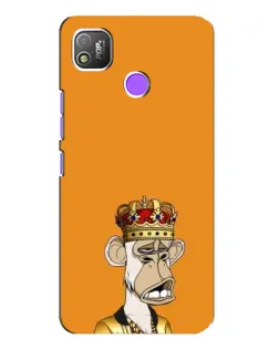 Чехол для TECNO POP 4 с картинкой «Золотая обезьяна Bored Ape»