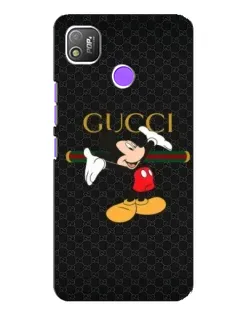 Чехол для TECNO POP 4 с картинкой «Микки Маус Gucci»