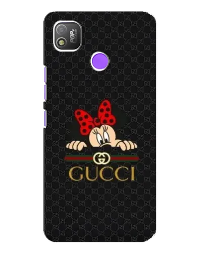 Чехол для TECNO POP 4 с картинкой «Минни Маус Gucci — черный» Чехол для TECNO POP 4 с картинкой «Минни Маус Gucci — черный»