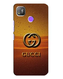 Чехол для TECNO POP 4 с картинкой «Gucci — солнечный градиент»