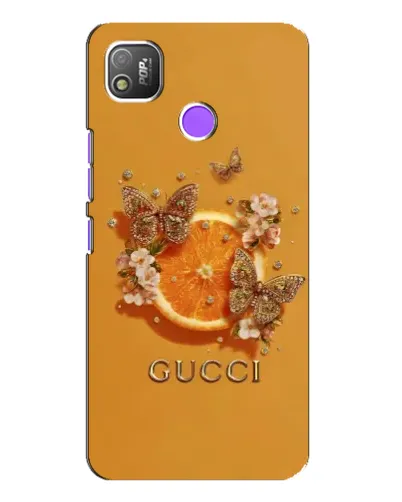 Чехол для TECNO POP 4 с картинкой «Gucci — золотые бабочки» Чехол для TECNO POP 4 с картинкой «Gucci — золотые бабочки»