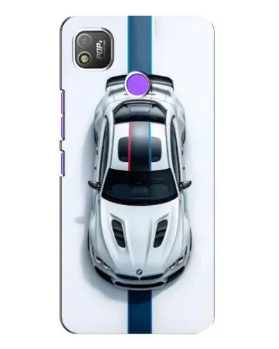 Чехол для TECNO POP 4 с картинкой «Вид сверху — BMW M»