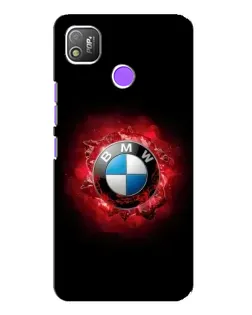 Чехол для TECNO POP 4 с картинкой «Логотип BMW — вспышка» Чехол для TECNO POP 4 с картинкой «Логотип BMW — вспышка»