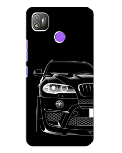Чехол для TECNO POP 4 с картинкой «Темный силуэт BMW» Чехол для TECNO POP 4 с картинкой «Темный силуэт BMW»