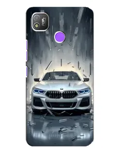 Чехол для TECNO POP 4 с картинкой «BMW в свете фар» Чехол для TECNO POP 4 с картинкой «BMW в свете фар»