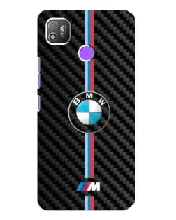 Чехол для TECNO POP 4 с картинкой «Эмблема BMW и карбон» Чехол для TECNO POP 4 с картинкой «Эмблема BMW и карбон»