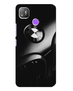 Чехол для TECNO POP 4 с картинкой «Эмблема BMW — макро» Чехол для TECNO POP 4 с картинкой «Эмблема BMW — макро»