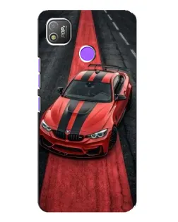 Чехол для TECNO POP 4 с картинкой «BMW на красной дорожке» Чехол для TECNO POP 4 с картинкой «BMW на красной дорожке»