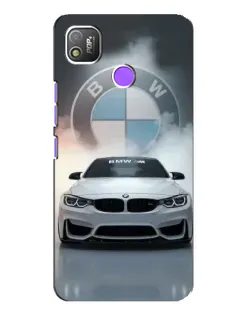 Чехол для TECNO POP 4 с картинкой «BMW в белом дыму» Чехол для TECNO POP 4 с картинкой «BMW в белом дыму»
