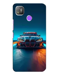 Чехол для TECNO POP 4 с картинкой «BMW — огни неона» Чехол для TECNO POP 4 с картинкой «BMW — огни неона»