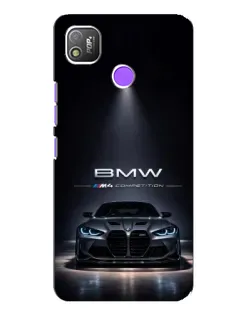 Чехол для TECNO POP 4 с картинкой «BMW сквозь ночной город» Чехол для TECNO POP 4 с картинкой «BMW сквозь ночной город»