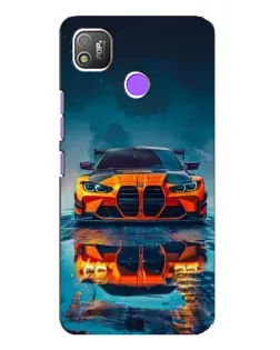 Чехол для TECNO POP 4 с картинкой «BMW — золотая эмблема» Чехол для TECNO POP 4 с картинкой «BMW — золотая эмблема»