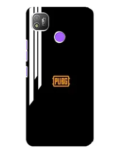Чохол для TECNO POP 4 з картинкою «PUBG — вертикальні лінії»