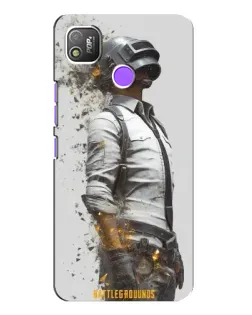 Чехол для TECNO POP 4 с картинкой «PUBG — боец в пыли» Чехол для TECNO POP 4 с картинкой «PUBG — боец в пыли»